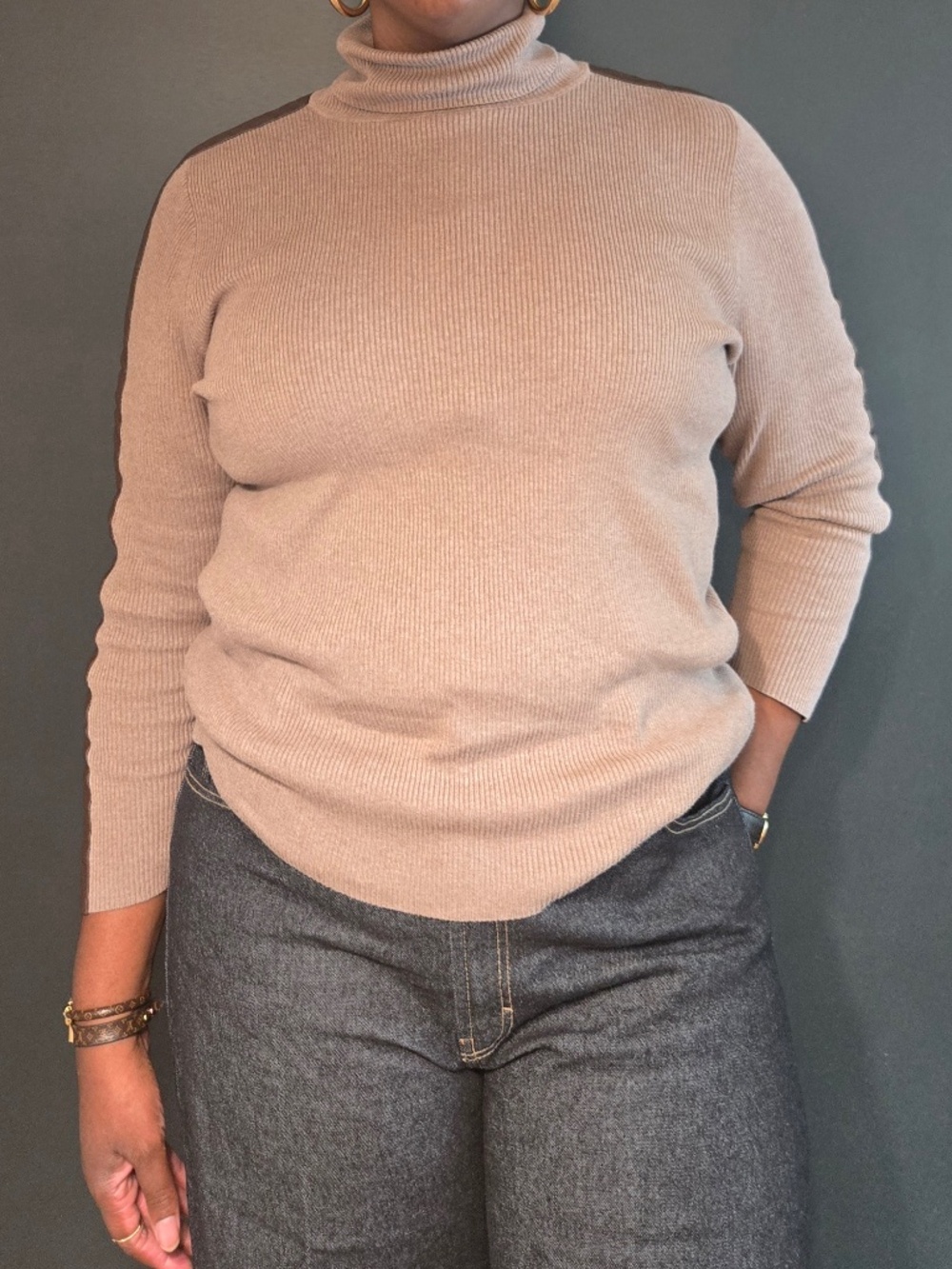 ralph lauren | ribbed turtleneck | sweater | cold weather | size: us xl - Picture 3 of 4